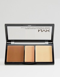 Палитра кремовых теней Highlight &amp; Contour NYX - Рыжий