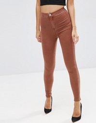 Оранжевые джеггинсы с завышенной талией ASOS Rivington - Оранжевый