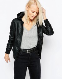 Байкерская куртка-пилот Barneys Originals - Черный