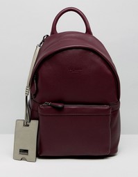 Небольшой кожаный рюкзак Ted Baker - Красный