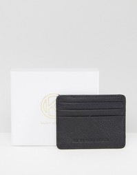 Черная кожаная визитница KG By Kurt Geiger Dan - Черный