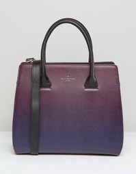 Сумка-тоут сливового цвета с эффектом омбре Pauls Boutique Georgia - Фиолетовый