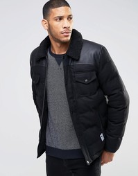 Шерстяная дутая куртка Bellfield - Черный