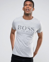 Футболка с логотипом Boss Orange Tommi 3 - Серый
