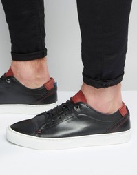 Кожаные кроссовки Ted Baker Kiing - Черный