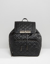Стеганый рюкзак с карманом спереди ALDO - Черный