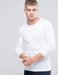 Лонгслив узкого кроя Esprit - Белый