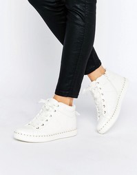 Белые высокие кроссовки ALDO Drina - Белый