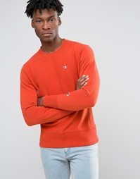 Свитшот с маленьким логотипом Champion - Оранжевый