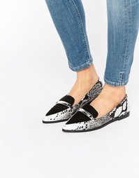 Туфли на плоской подошве с острым носом ASOS MARSHA - Мульти