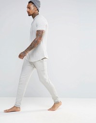 Супероблегающие джоггеры в стиле casual от ASOS - Серый