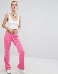 Велюровые джоггеры Jucy Couture Bling - Розовый