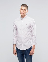 Рубашка слим в полоску Original Penguin - Фиолетовый