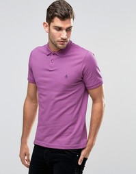 Футболка-поло узкого кроя Original Penguin Winston - Фиолетовый