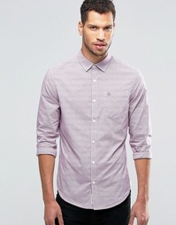 Рубашка узкого кроя в клеточку Original Penguin - Фиолетовый