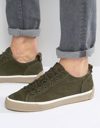 Замшевые кеды Aldo Yerilian - Зеленый