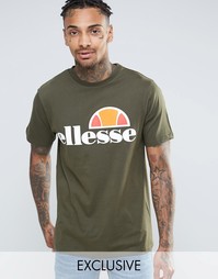 Футболка с крупным логотипом Ellesse - Зеленый