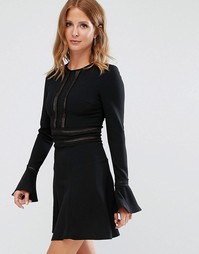 Платье с рукавами-клеш Millie Mackintosh - Черный