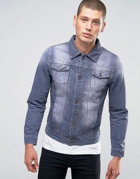 Серая джинсовая куртка Liquor &amp; Poker - Серый