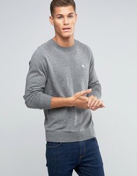 Abercrombie &amp; Fitch Jumper Pop Icon Fine Knit In Grey - Серый