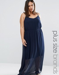 Платье макси Junarose Abila - Темно-синий