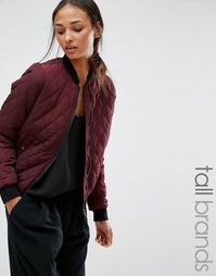 Стеганая куртка-пилот Vero Moda Tall - Коричневый