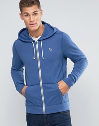 Синее худи на молнии с логотипом Abercrombie &amp; Fitch - Синий