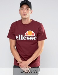 Футболка с классическим логотипом Ellesse - Красный
