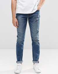 Суженные книзу потертые джинсы скинни Levis 512 Tanager - Синий Levis®