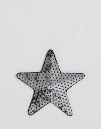 Нашивка в виде звезды Orelia - Серебряный