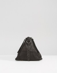 Сумка с ручкой-цепочкой Ichi Pyramid - Черный