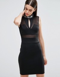 Облегающее платье Sistaglam - Черный