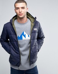 Стеганая куртка с капюшоном Penfield Mackinaw - Темно-синий