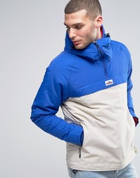 Теплая 2-цветная куртка через голову с капюшоном Penfield Wapiti - Синий