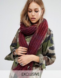 Длинный шарф Reclaimed Vintage - Розовый