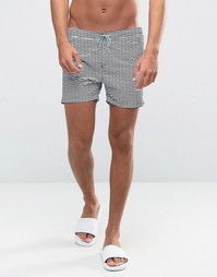 Классические шорты для плавания в полоску Scotch and Soda - Темно-синий