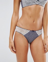 Бразильские трусики Marie Meili Skylar - Серый