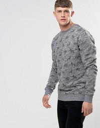 Свитшот с принтом Bellfield - Серый