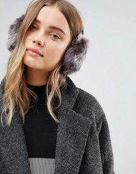 Наушники из искусственного меха Ted Baker - Фиолетовый