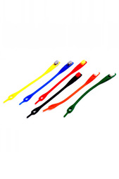 Шнурки силиконовые цветные BRADEX