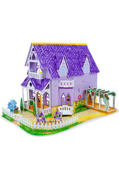 "Пазл"3D Пурпурный домик Melissa &amp; Doug