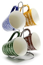 Набор чашек на подставке 5 пр. LORAINE