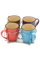 Набор чашек на подставке 5 пр. LORAINE