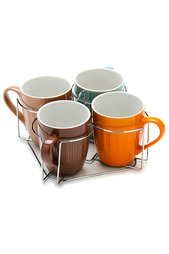 Набор чашек на подставке 5 пр. LORAINE