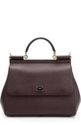 Сумка Sicily medium с зеркалом Dolce &amp; Gabbana