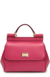 Сумка Sicily micro из тисненой кожи Dolce &amp; Gabbana