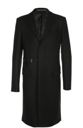 Шерстяное пальто с ремешком Givenchy
