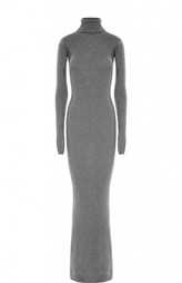 Облегающее платье-макси с длинным рукавом и высоким воротником Stella McCartney
