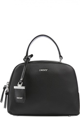 Кожаная сумка со съемным плечевым ремнем DKNY