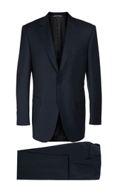Шерстяной костюм в полоску Canali